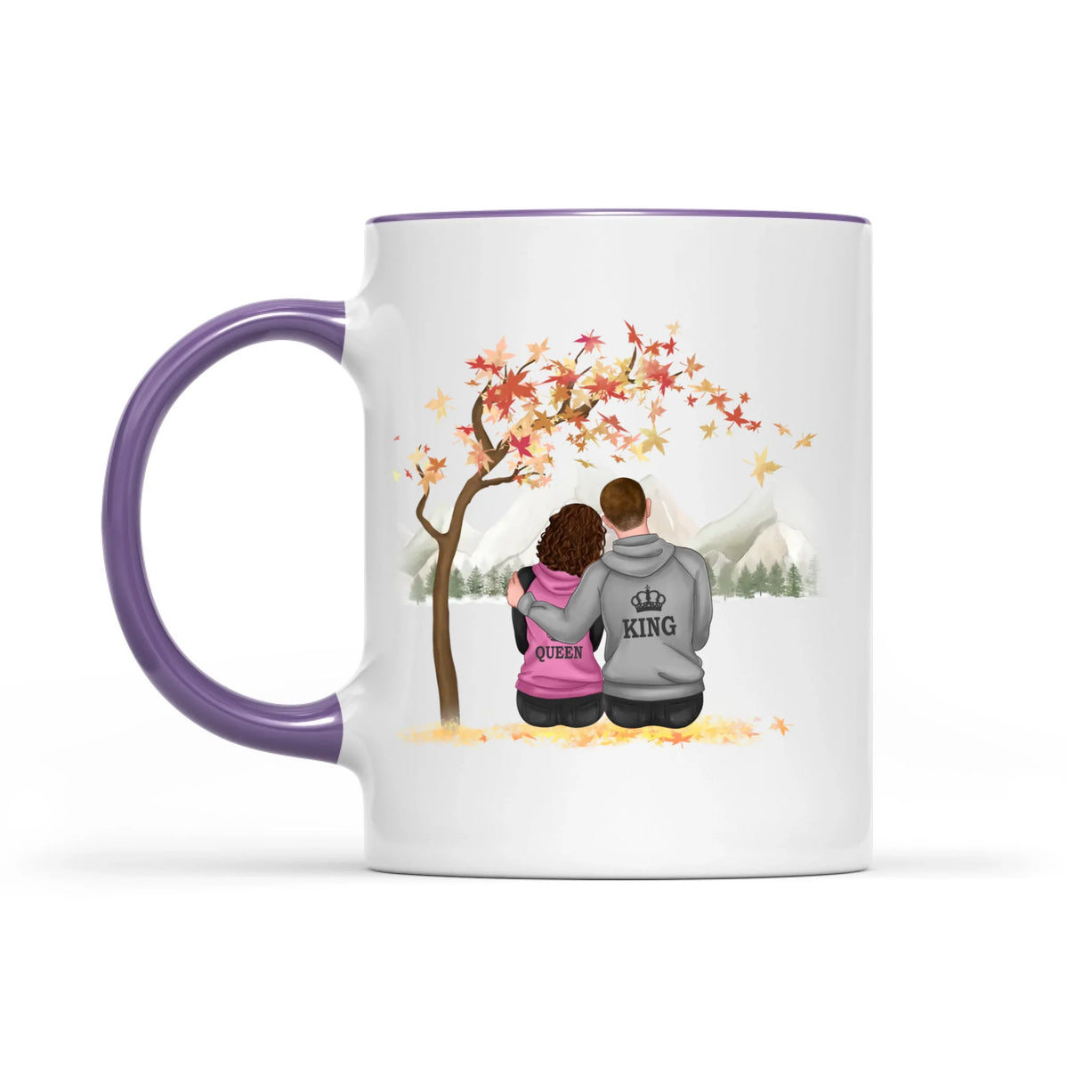 Personalized Couple Valentine Mug - Happy Valentine Romantic Gift For Couple