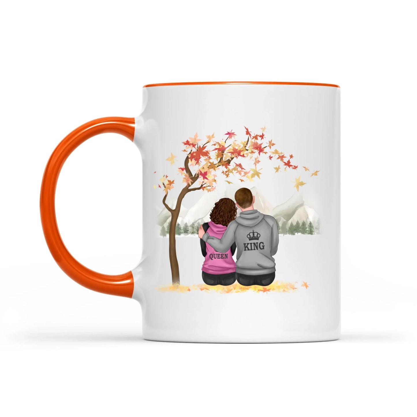 Personalized Couple Valentine Mug - Happy Valentine Romantic Gift For Couple