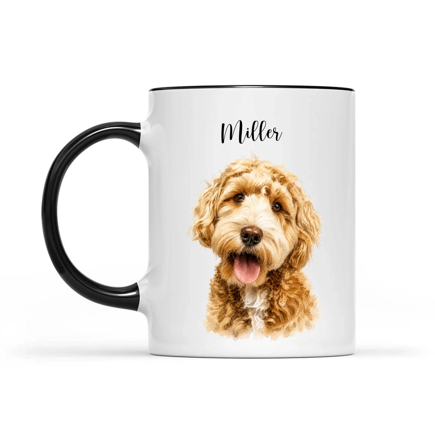 Personalized Pet Portrait Mug - Custom Dog or Cat Photo Memorial Gift