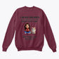Unisex Classic Crewneck Sweatshirt maroon font