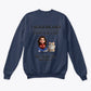 Unisex Classic Crewneck Sweatshirt navy font