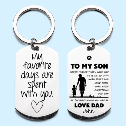 Mockup-Keychain 2-side Engraved