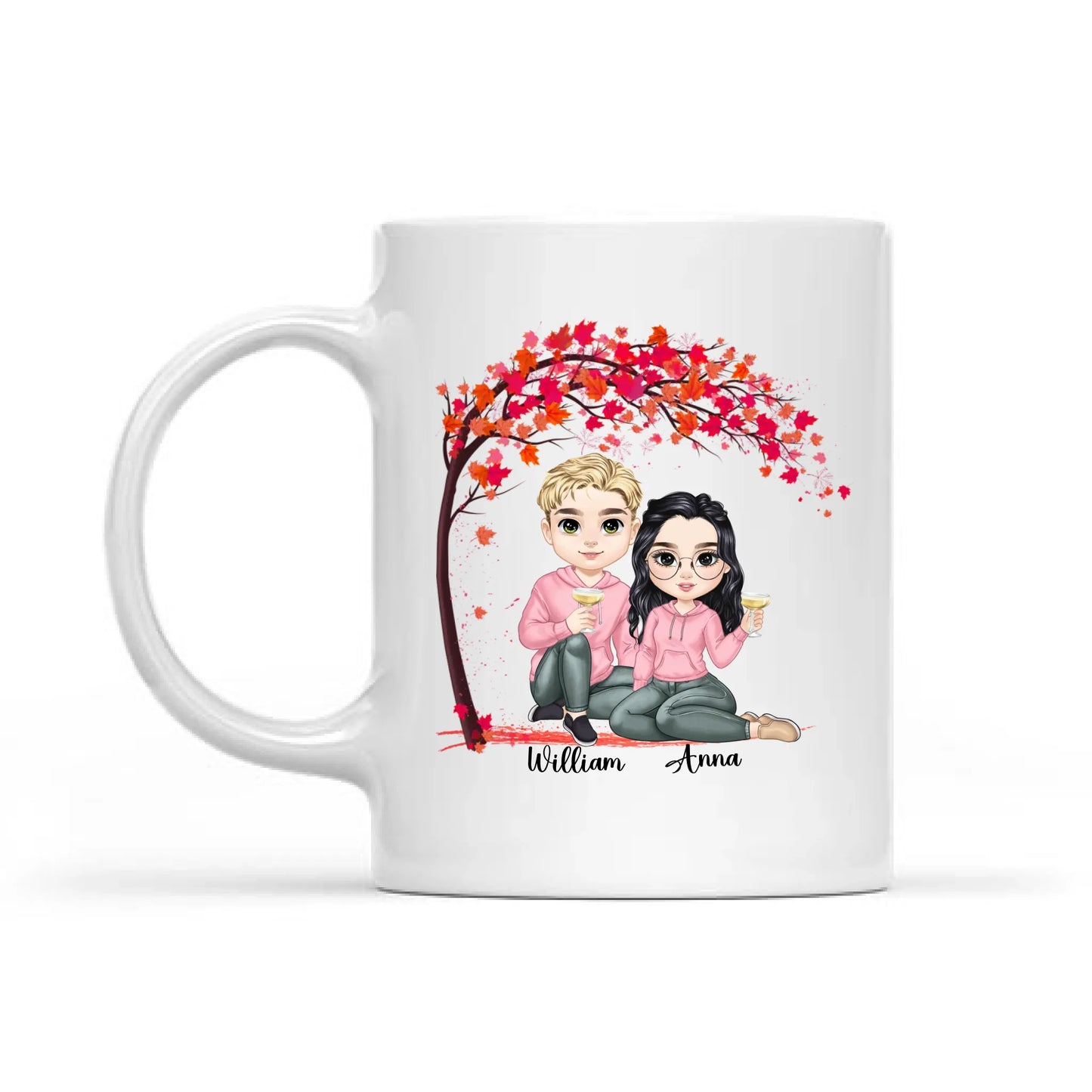 Together Is My Favorite Place To Be - Gift For Couples, Personalized Mug