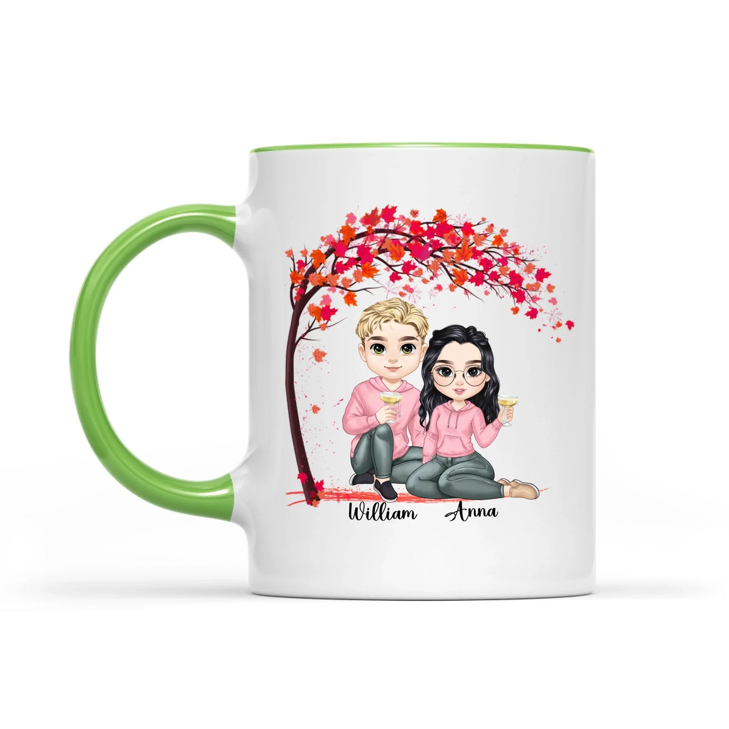 Together Is My Favorite Place To Be - Gift For Couples, Personalized Mug