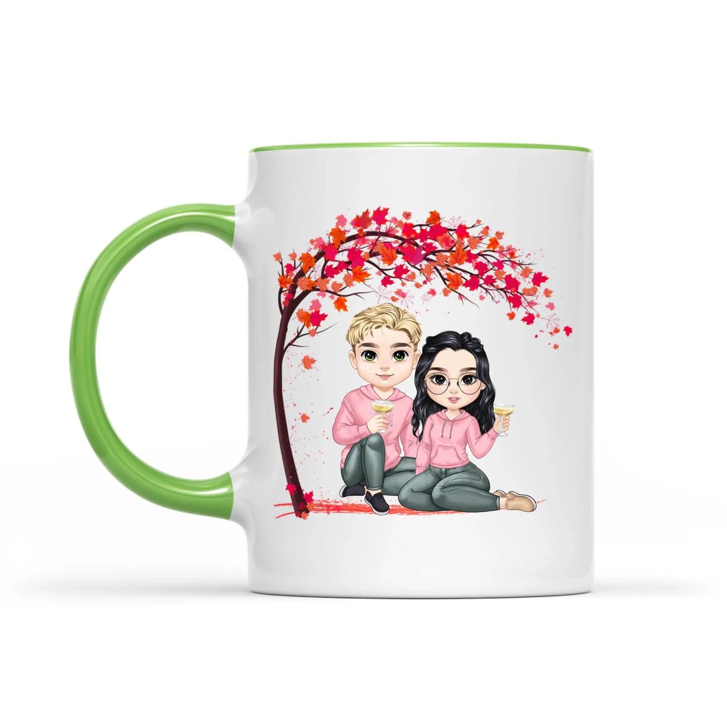 Together Is My Favorite Place To Be - Gift For Couples Valentine, Personalized Mug