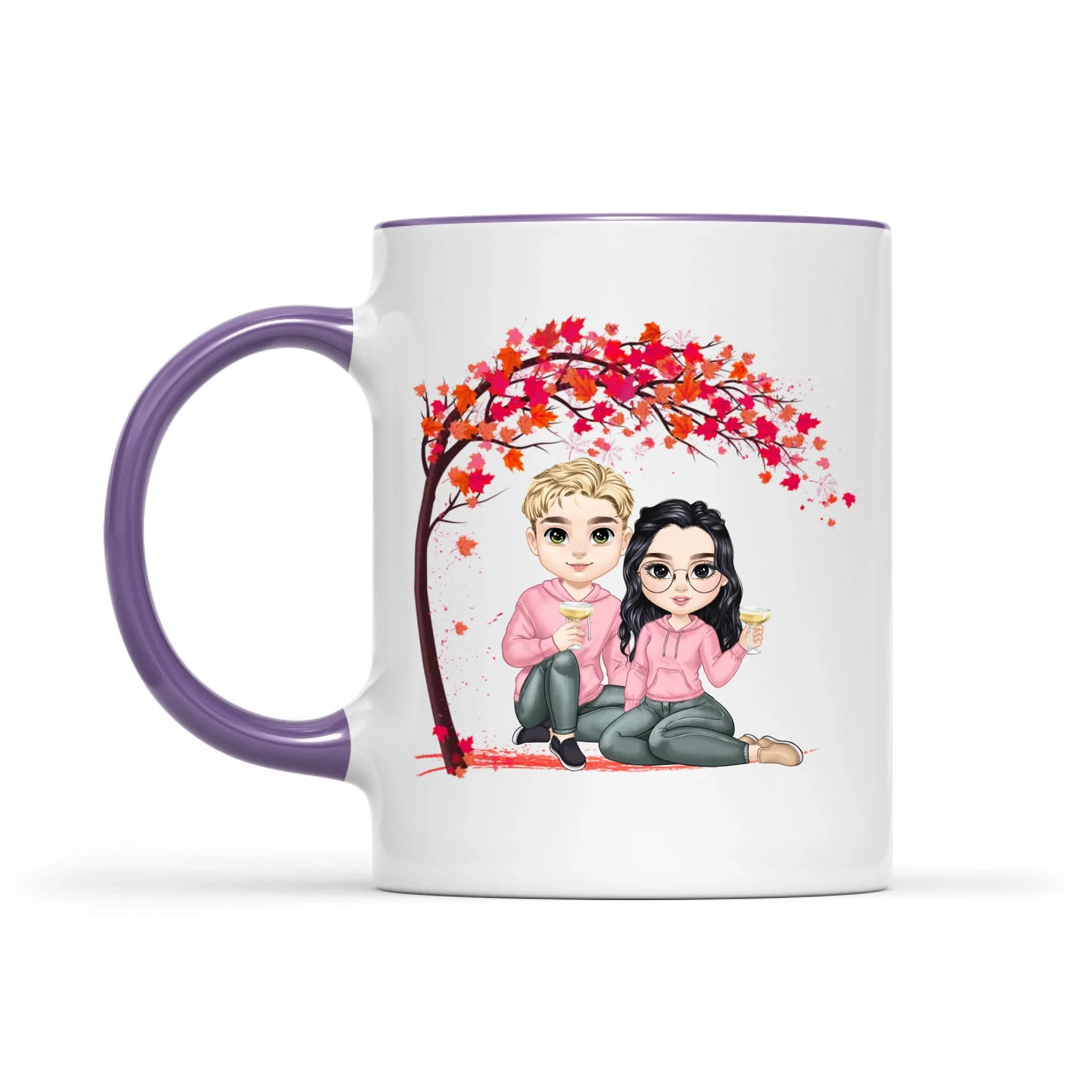 Together Is My Favorite Place To Be - Gift For Couples Valentine, Personalized Mug