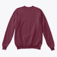 Unisex Classic Crewneck Sweatshirt maroon font