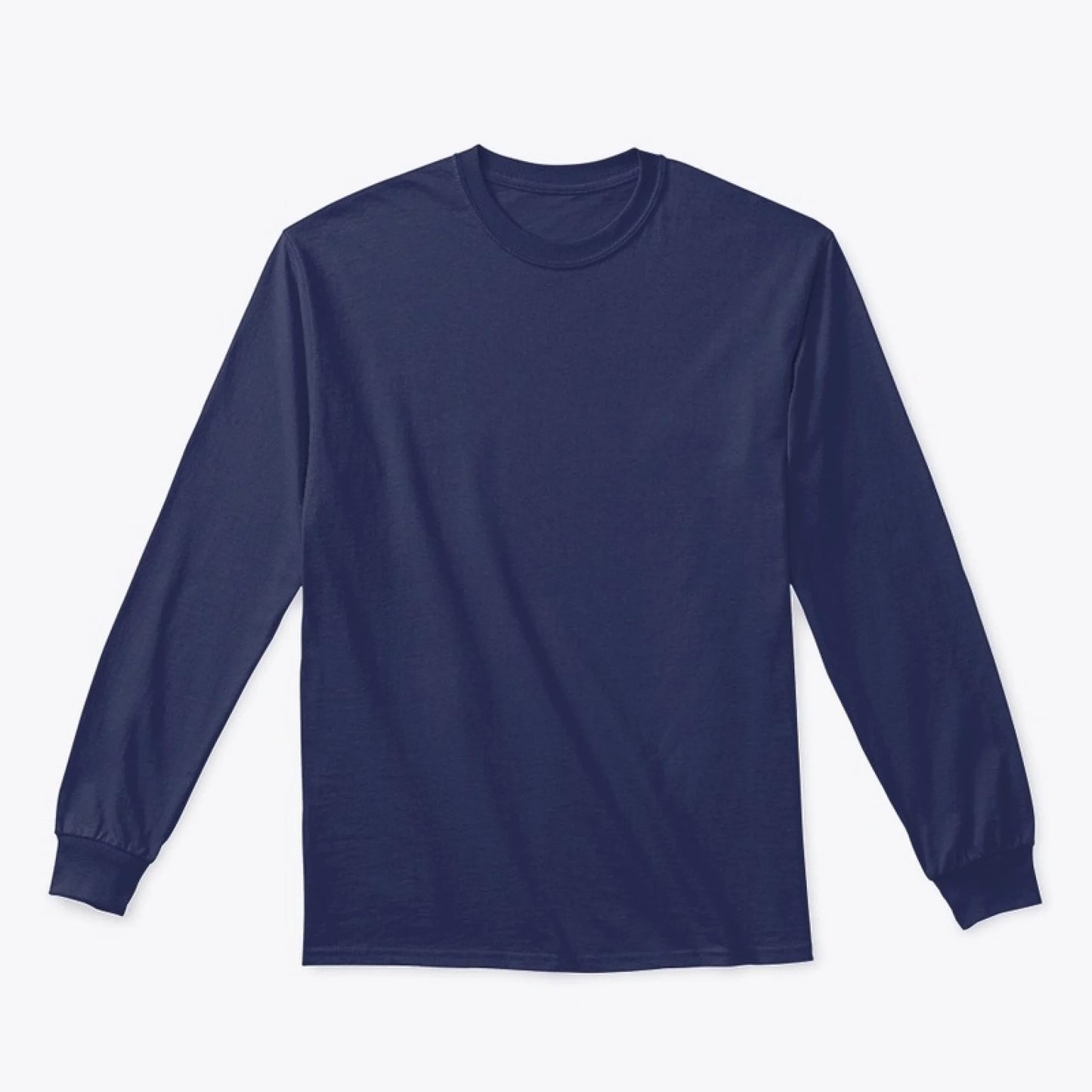 Classic Long Sleeve Tee navy font