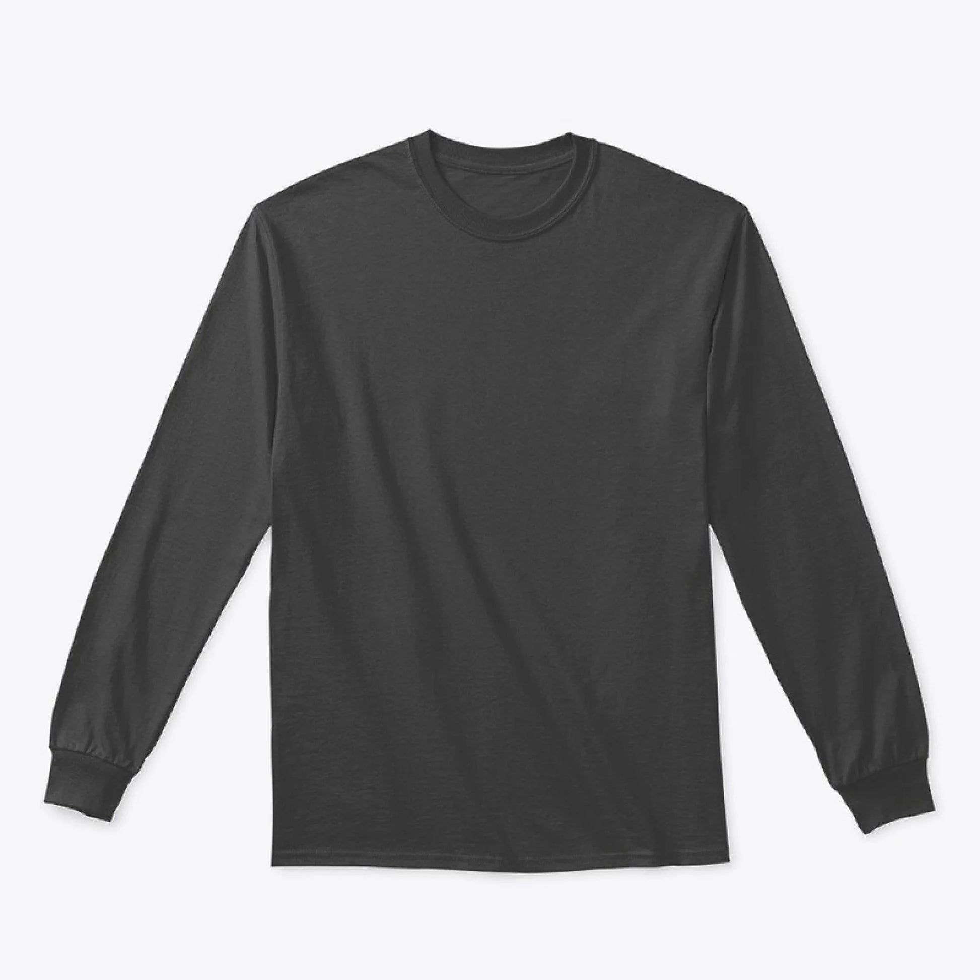 Classic Long Sleeve Tee dark heather font