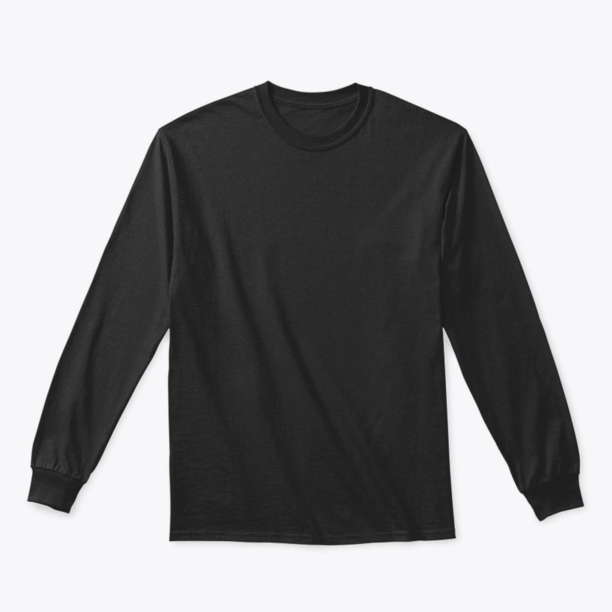 Classic Long Sleeve Tee black font