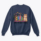 Unisex Classic Crewneck Sweatshirt navy font