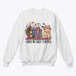Unisex Classic Crewneck Sweatshirt white font