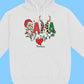 Mama Claus With Kids Name Christmastime Gift For Mom Unisex Hoodie