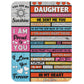 To My Daughter - Personalized Blanket - Loving Gift For Daughter