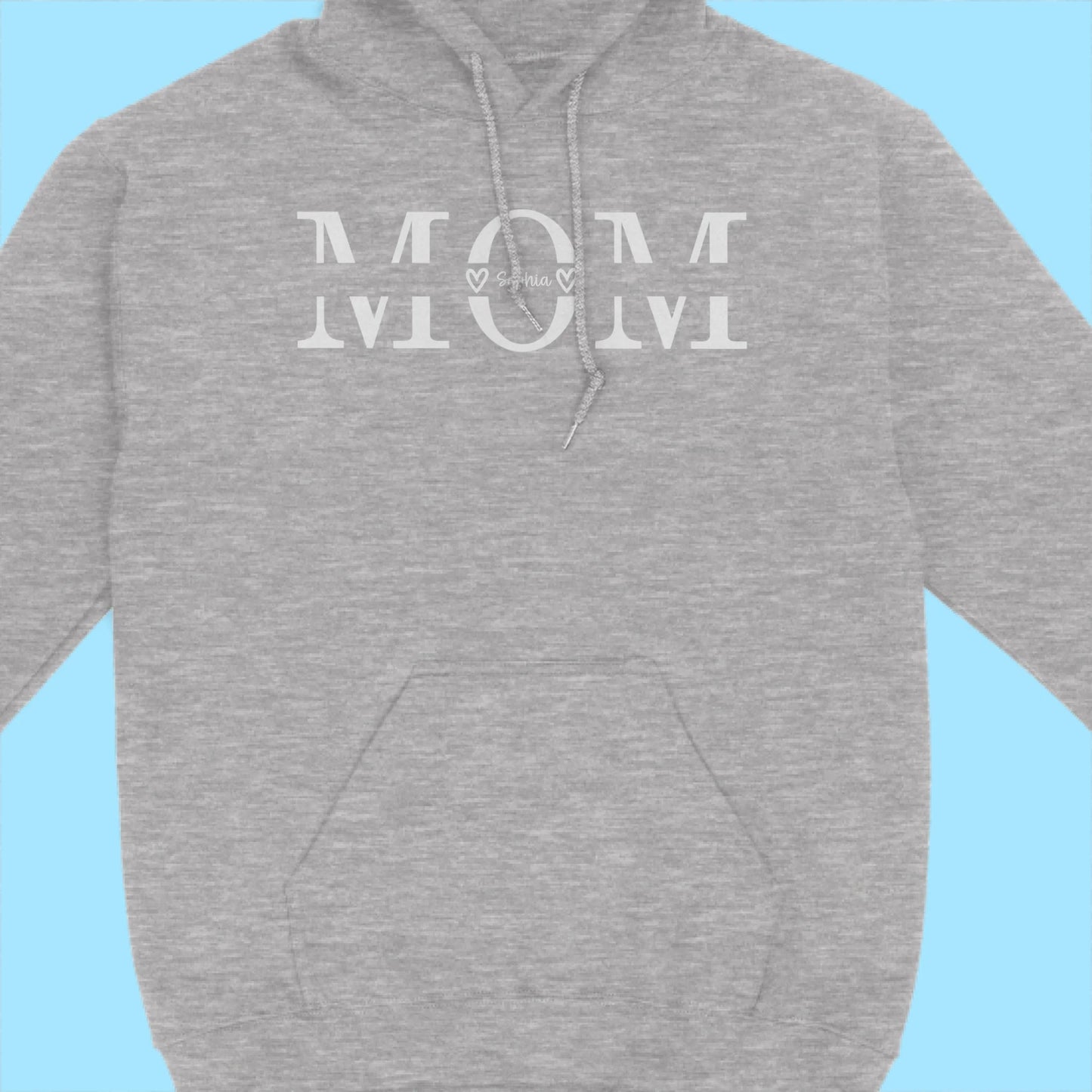 Mom - Mama, Custom Children Name - Gift For Mom Hoodie