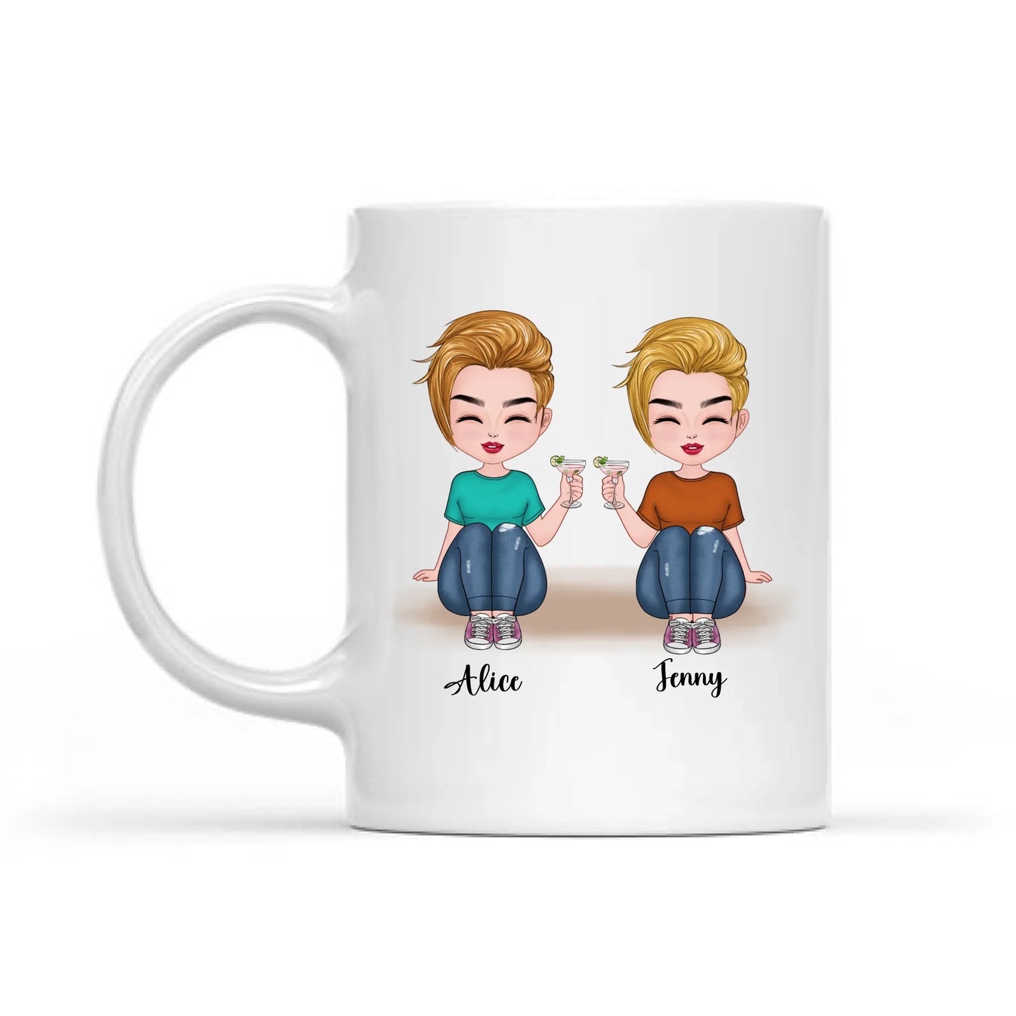 Personalized Always Friends Mug – Custom Bestie Gift