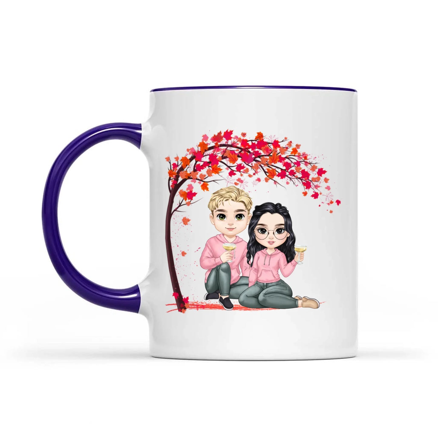 Together Is My Favorite Place To Be - Gift For Couples Valentine, Personalized Mug