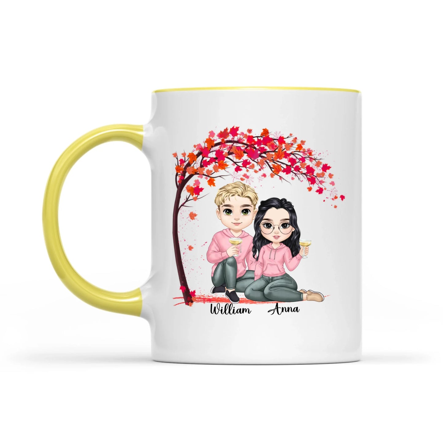 Together Is My Favorite Place To Be - Gift For Couples, Personalized Mug
