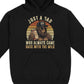 Just A Dad Funny Bigfoot Dad Gift For Father's Day And Birthday Dad Hoodie
