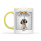 Father's Day Gifts, New Version Forget Father's Day We Woof You Every Day - Personalized Mug