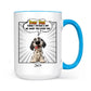 Father's Day Gifts, New Version Forget Father's Day We Woof You Every Day - Personalized Mug