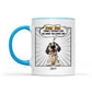 Father's Day Gifts, New Version Forget Father's Day We Woof You Every Day - Personalized Mug