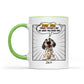 Father's Day Gifts, New Version Forget Father's Day We Woof You Every Day - Personalized Mug