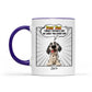Father's Day Gifts, New Version Forget Father's Day We Woof You Every Day - Personalized Mug
