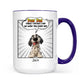 Father's Day Gifts, New Version Forget Father's Day We Woof You Every Day - Personalized Mug