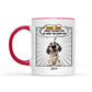 Father's Day Gifts, New Version Forget Father's Day We Woof You Every Day - Personalized Mug