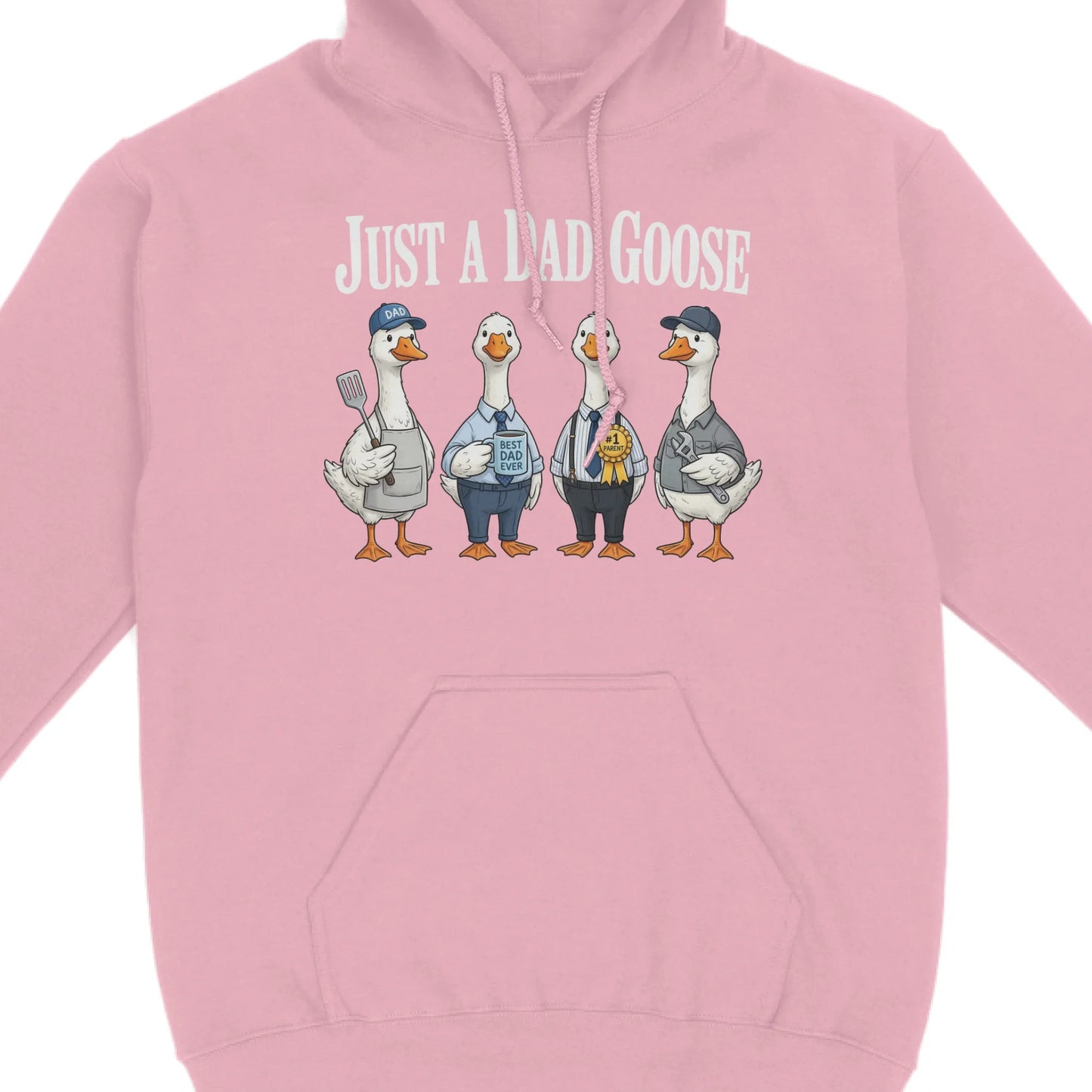 Just A Dad Funny Goose Dad Gift For Father's Day And Birthday Hoodie