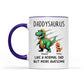 Daddysaurus Grandpasaurus Cute 3D Effect Dinosaurs Personalized Mug