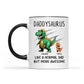 Daddysaurus Grandpasaurus Cute 3D Effect Dinosaurs Personalized Mug