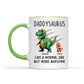 Daddysaurus Grandpasaurus Cute 3D Effect Dinosaurs Personalized Mug