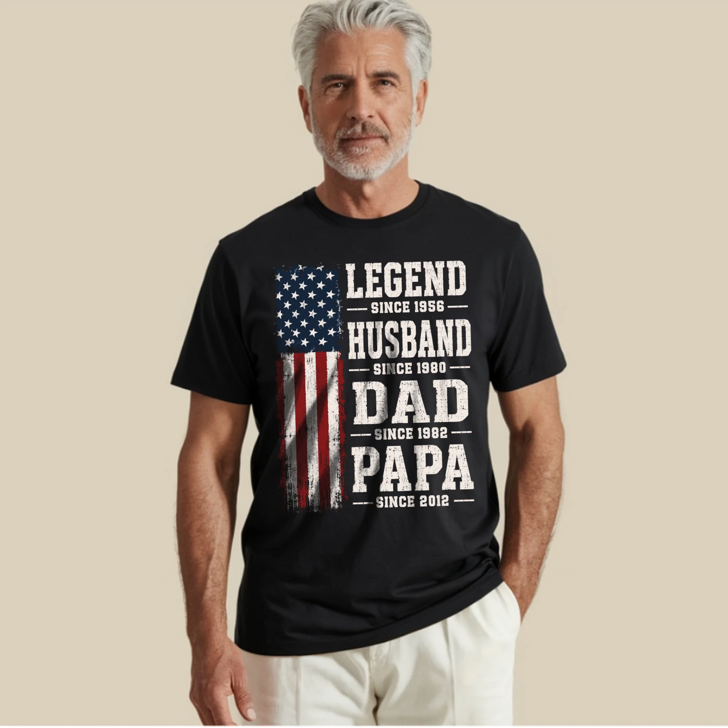 Personalized Papa Shirt Legend Husband Dad Papa Custom Gift For Father's Day Shirt