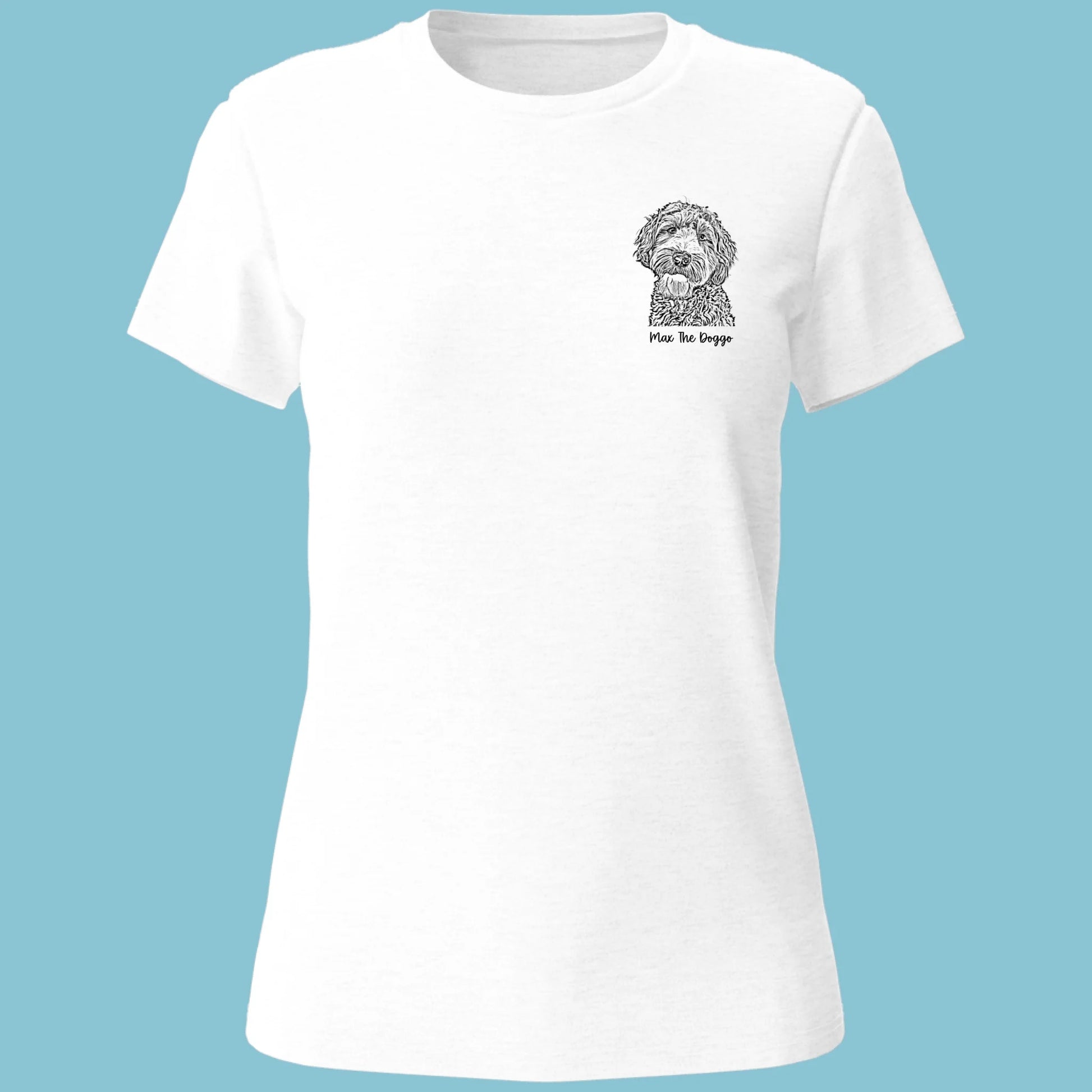 Woman T-Shirt Mockup Font