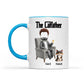 The Catfather Funny Dad And Cat  - Gift For Dad And Cat Lover - Personalized Mug