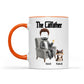 The Catfather Funny Dad And Cat  - Gift For Dad And Cat Lover - Personalized Mug