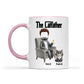 The Catfather Funny Dad And Cat  - Gift For Dad And Cat Lover - Personalized Mug