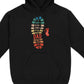 Happy Father's Day To The Best Dad Personalized Dad And Kids Footprints Names Hoodie