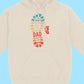 Happy Father's Day To The Best Dad Personalized Dad And Kids Footprints Names Hoodie