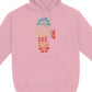Happy Father's Day To The Best Dad Personalized Dad And Kids Footprints Names Hoodie
