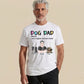 Dog Dad Men T-shirt Mockup 2