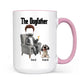 The Dogfather Funny Dad And Dog - Gift For Dad And Dog Lover - Personalized Mug