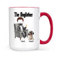 The Dogfather Funny Dad And Dog - Gift For Dad And Dog Lover - Personalized Mug