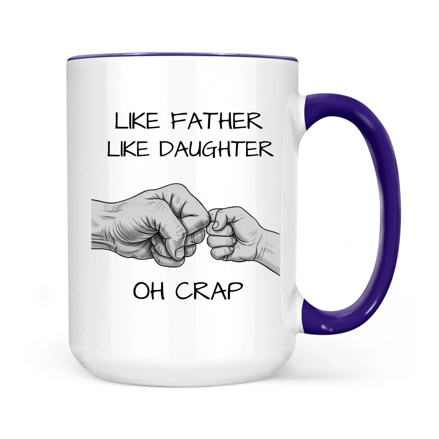 Dad & Daughter Bond - Like Father Like Daughter Mug - Celebrating Fatherly Love - Gift For Father's Day