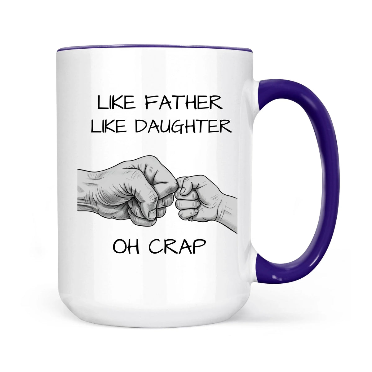 Dad & Daughter Bond - Like Father Like Daughter Mug - Celebrating Fatherly Love - Gift For Father's Day