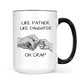 Dad & Daughter Bond - Like Father Like Daughter Mug - Celebrating Fatherly Love - Gift For Father's Day