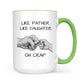 Dad & Daughter Bond - Like Father Like Daughter Mug - Celebrating Fatherly Love - Gift For Father's Day