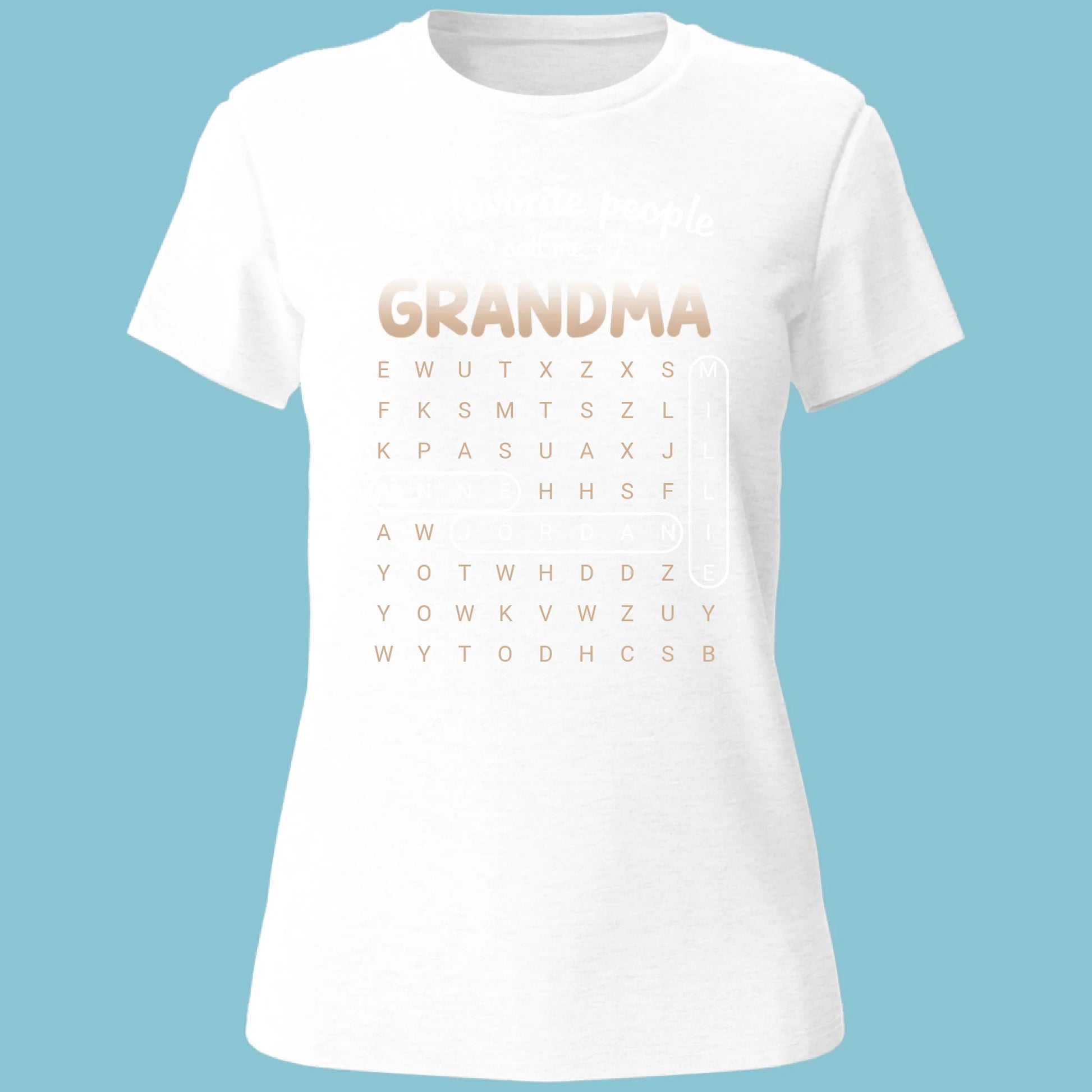 Woman T-Shirt Mockup Font